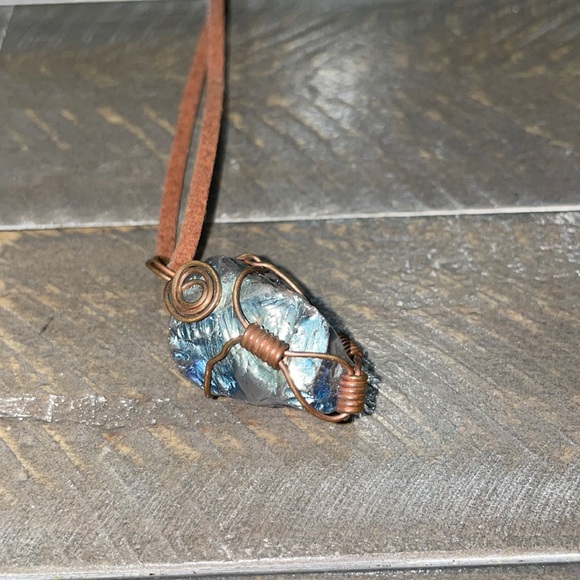 Wire Wrapped Labradorite - Picture 1 of 3